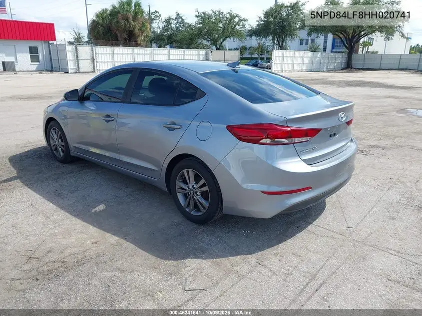 2017 HYUNDAI ELANTRA VIN 5NPD84LF8HH020741 — фото 3