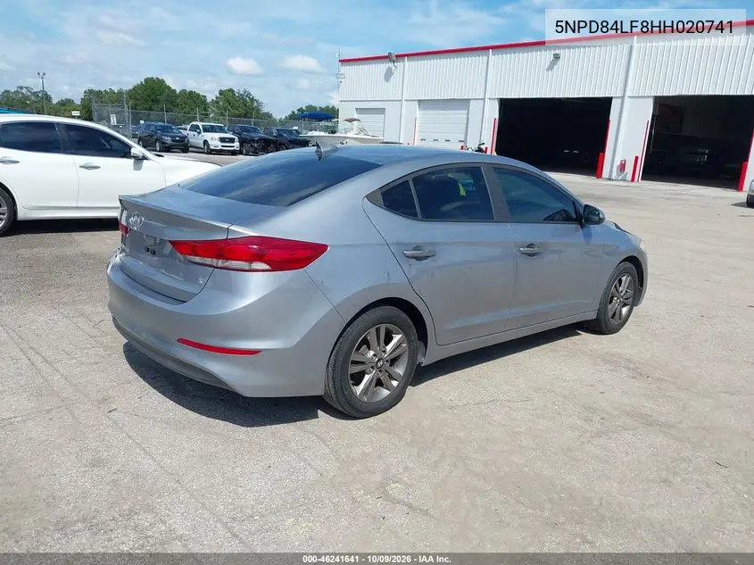 2017 HYUNDAI ELANTRA VIN 5NPD84LF8HH020741 — фото 4