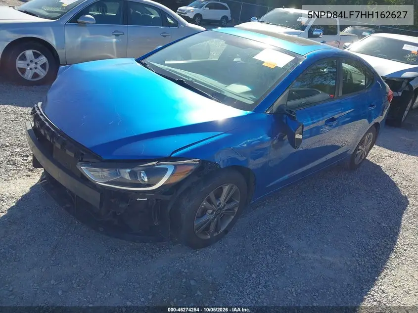 2017 HYUNDAI ELANTRA VIN 5NPD84LF7HH162627 — фото 2