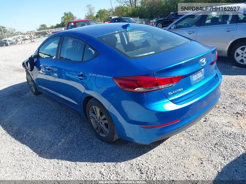 2017 HYUNDAI ELANTRA VIN 5NPD84LF7HH162627 — фото 3