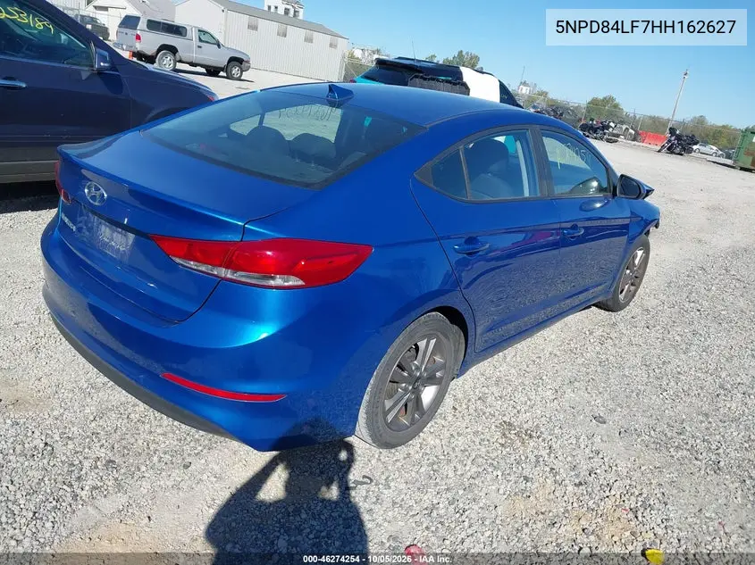 2017 HYUNDAI ELANTRA VIN 5NPD84LF7HH162627 — фото 4