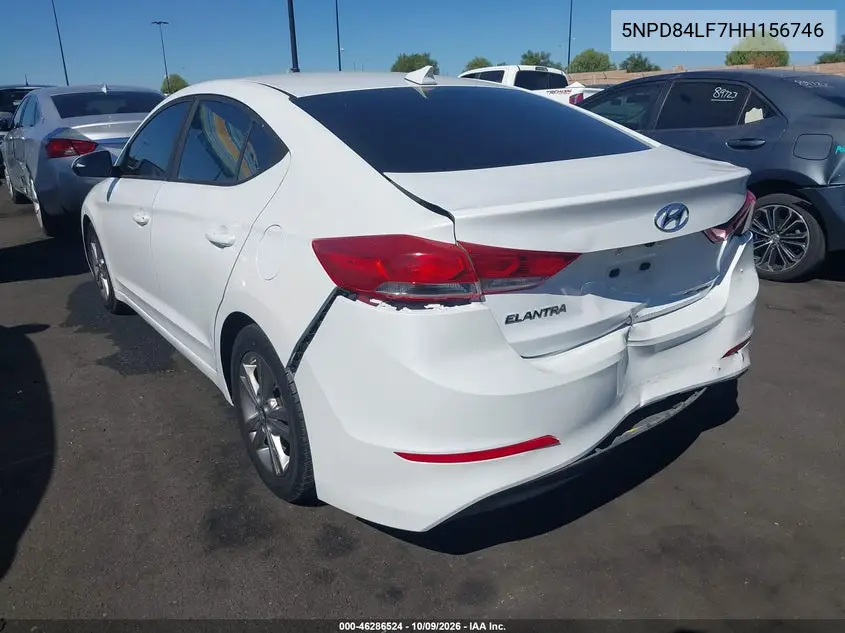2017 HYUNDAI ELANTRA VIN 5NPD84LF7HH156746 — фото 3