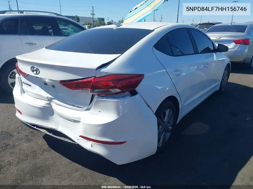 2017 HYUNDAI ELANTRA VIN 5NPD84LF7HH156746 — фото 4