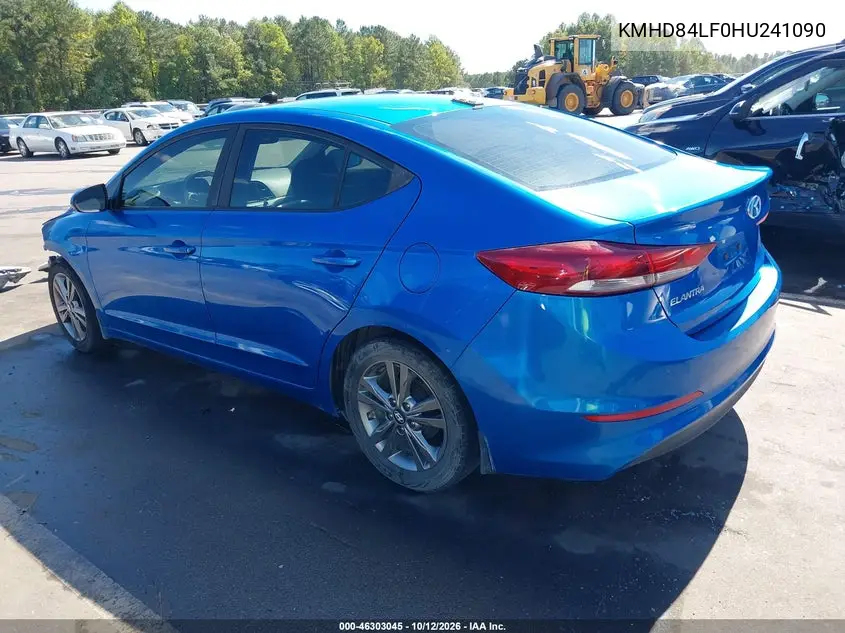 2017 HYUNDAI ELANTRA VIN KMHD84LF0HU241090 — фото 3