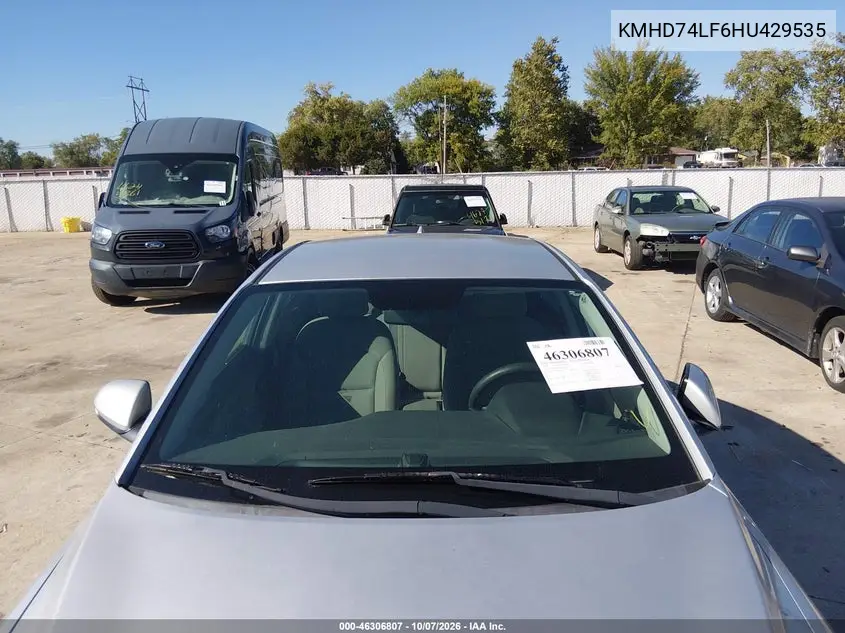 2017 HYUNDAI ELANTRA VIN KMHD74LF6HU429535 — фото 12