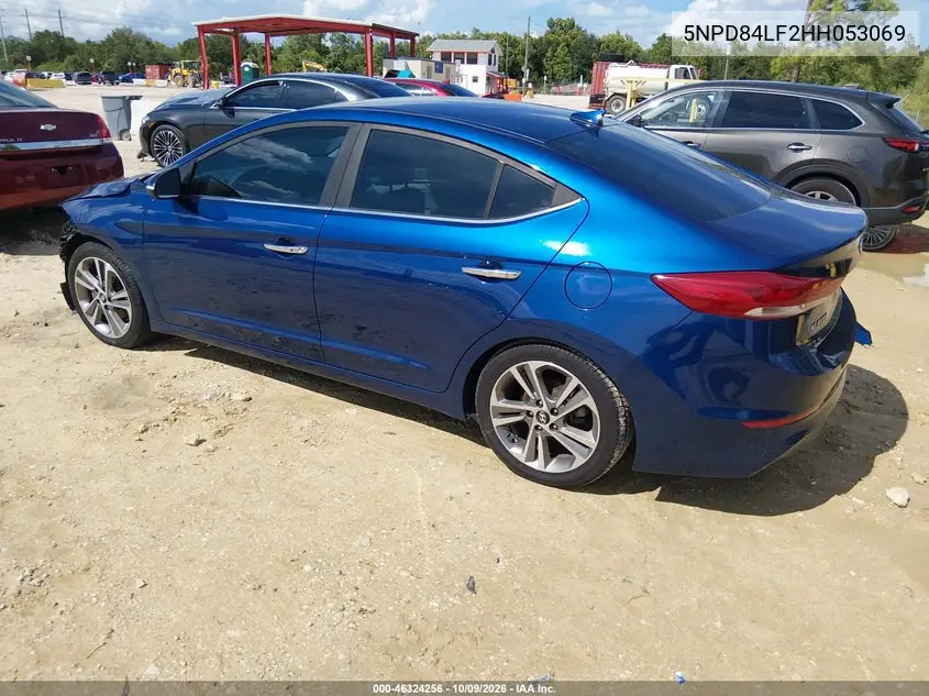 2017 HYUNDAI ELANTRA VIN 5NPD84LF2HH053069 — фото 3