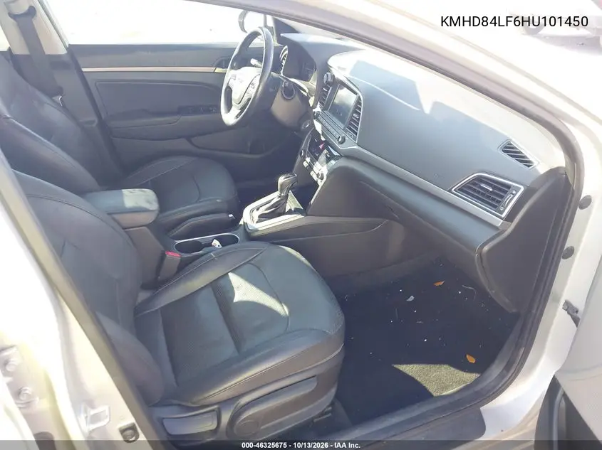 2017 HYUNDAI ELANTRA VIN KMHD84LF6HU101450 — фото 5