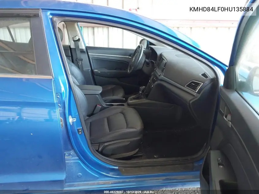 2017 HYUNDAI ELANTRA VIN KMHD84LF0HU135884 — фото 5