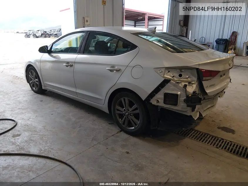 2017 HYUNDAI ELANTRA VIN 5NPD84LF9HH160202 — фото 3