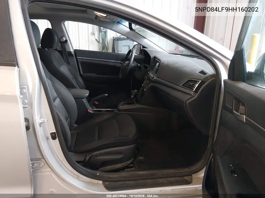 2017 HYUNDAI ELANTRA VIN 5NPD84LF9HH160202 — фото 5