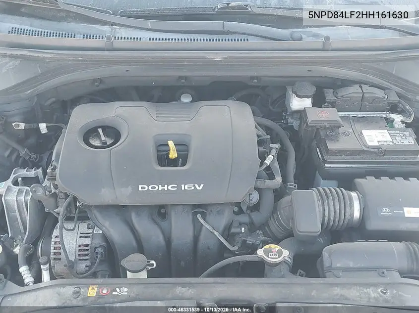 2017 HYUNDAI ELANTRA VIN 5NPD84LF2HH161630 — фото 10