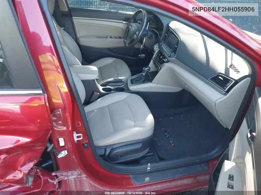 2017 HYUNDAI ELANTRA VIN 5NPD84LF2HH055906 — фото 5