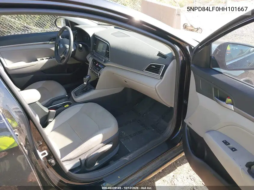 2017 HYUNDAI ELANTRA VIN 5NPD84LF0HH101667 — фото 5