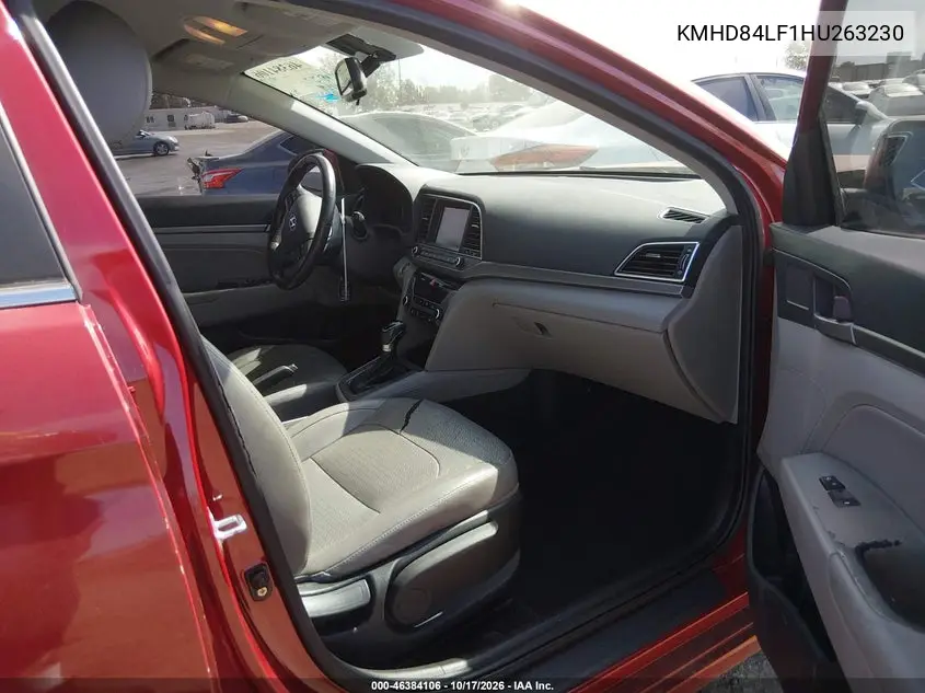 2017 HYUNDAI ELANTRA VIN KMHD84LF1HU263230 — фото 5