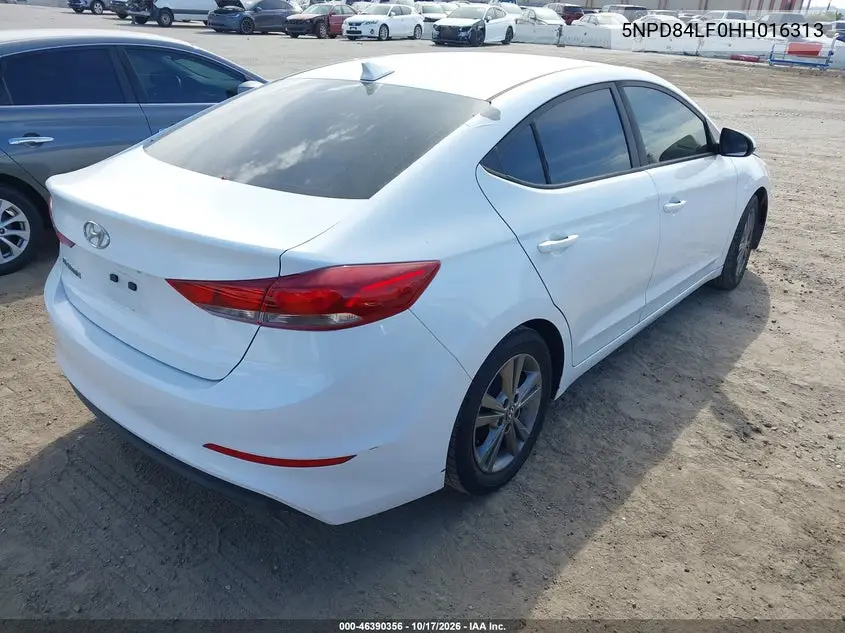 2017 HYUNDAI ELANTRA VIN 5NPD84LF0HH016313 — фото 4