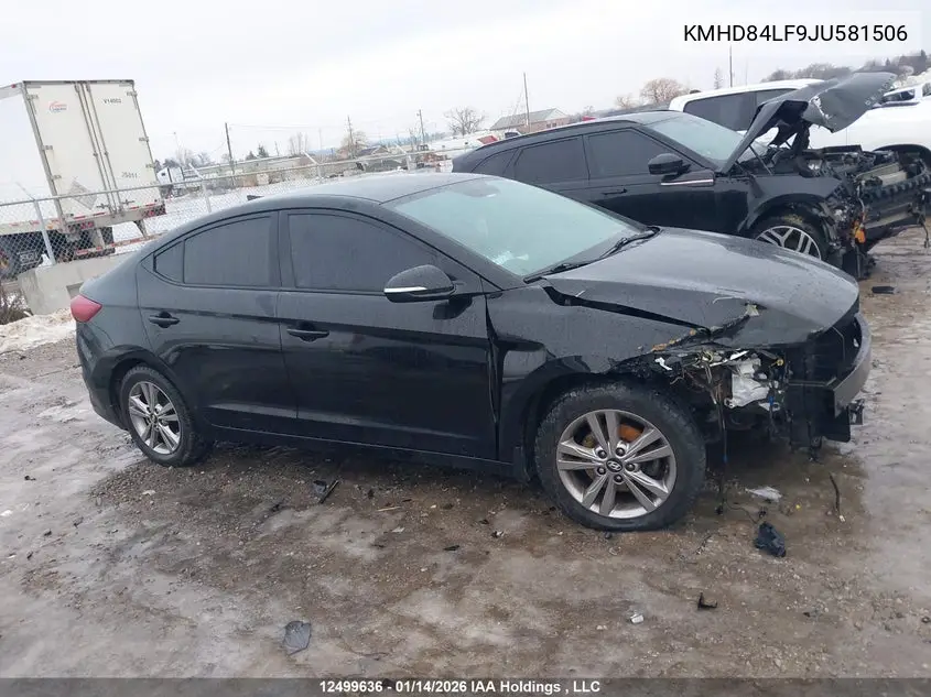2018 HYUNDAI ELANTRA VIN KMHD84LF9JU581506 — фото 13
