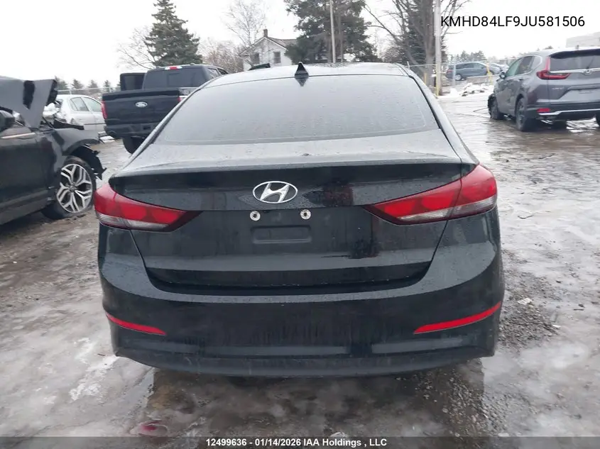 2018 HYUNDAI ELANTRA VIN KMHD84LF9JU581506 — фото 16