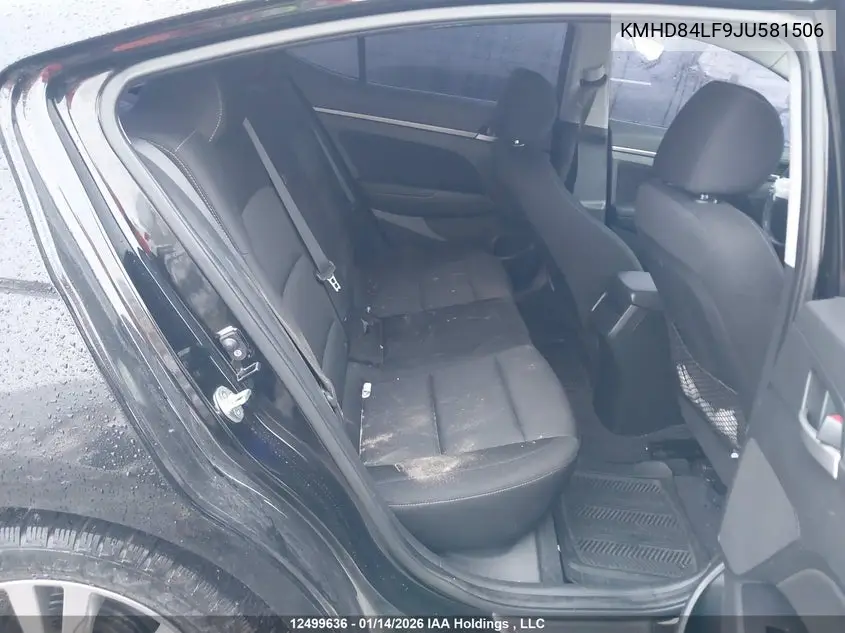 2018 HYUNDAI ELANTRA VIN KMHD84LF9JU581506 — фото 8