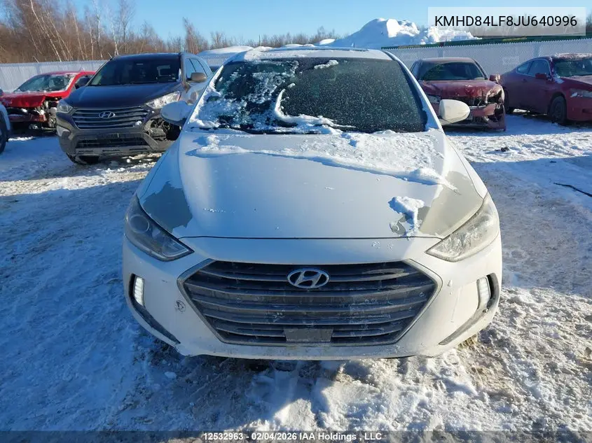 2018 HYUNDAI ELANTRA VIN KMHD84LF8JU640996 — фото 12
