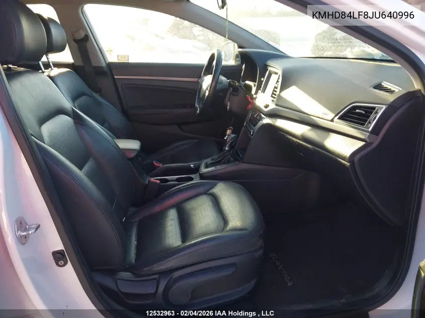 2018 HYUNDAI ELANTRA VIN KMHD84LF8JU640996 — фото 5