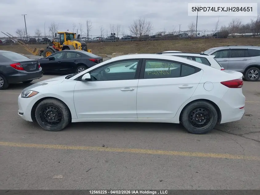 2018 HYUNDAI ELANTRA VIN 5NPD74LFXJH284651 — фото 15
