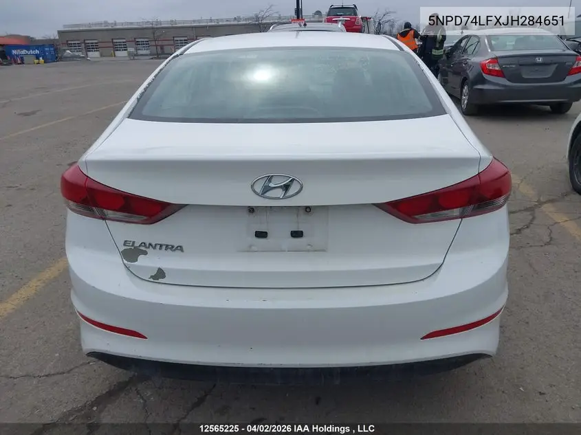 2018 HYUNDAI ELANTRA VIN 5NPD74LFXJH284651 — фото 17