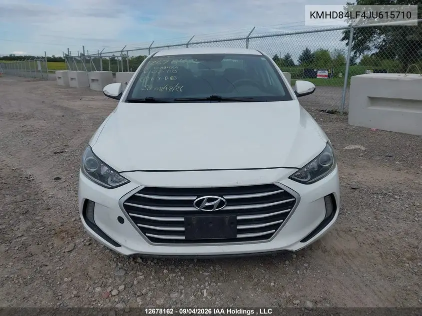 2018 HYUNDAI ELANTRA VIN KMHD84LF4JU615710 — фото 12
