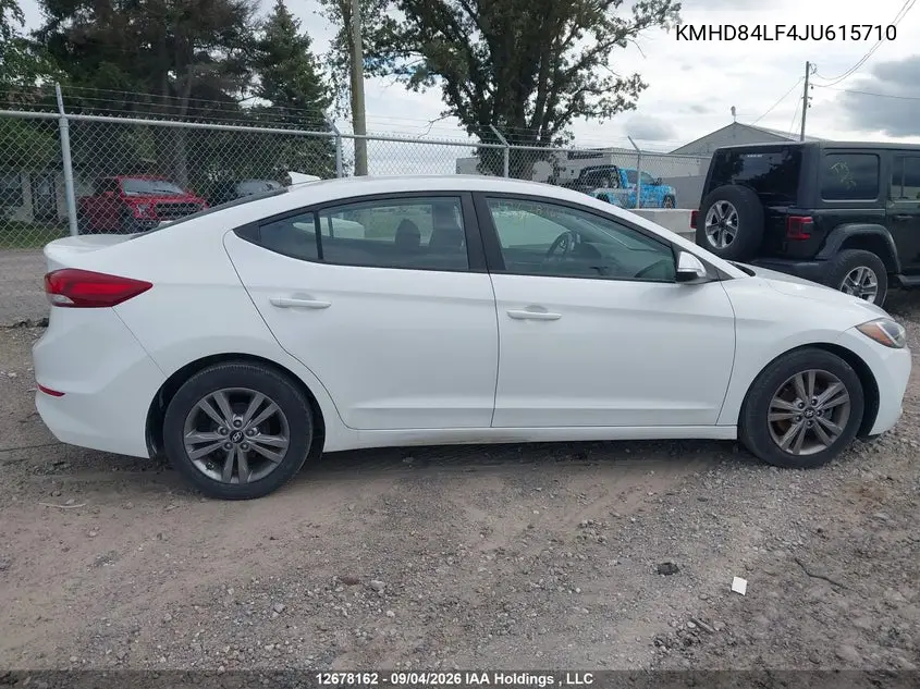 2018 HYUNDAI ELANTRA VIN KMHD84LF4JU615710 — фото 13