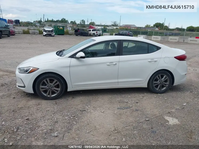 2018 HYUNDAI ELANTRA VIN KMHD84LF4JU615710 — фото 14