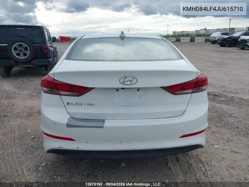 2018 HYUNDAI ELANTRA VIN KMHD84LF4JU615710 — фото 16
