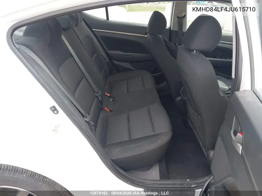 2018 HYUNDAI ELANTRA VIN KMHD84LF4JU615710 — фото 8