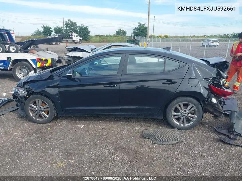2018 HYUNDAI ELANTRA VIN KMHD84LFXJU592661 — фото 15