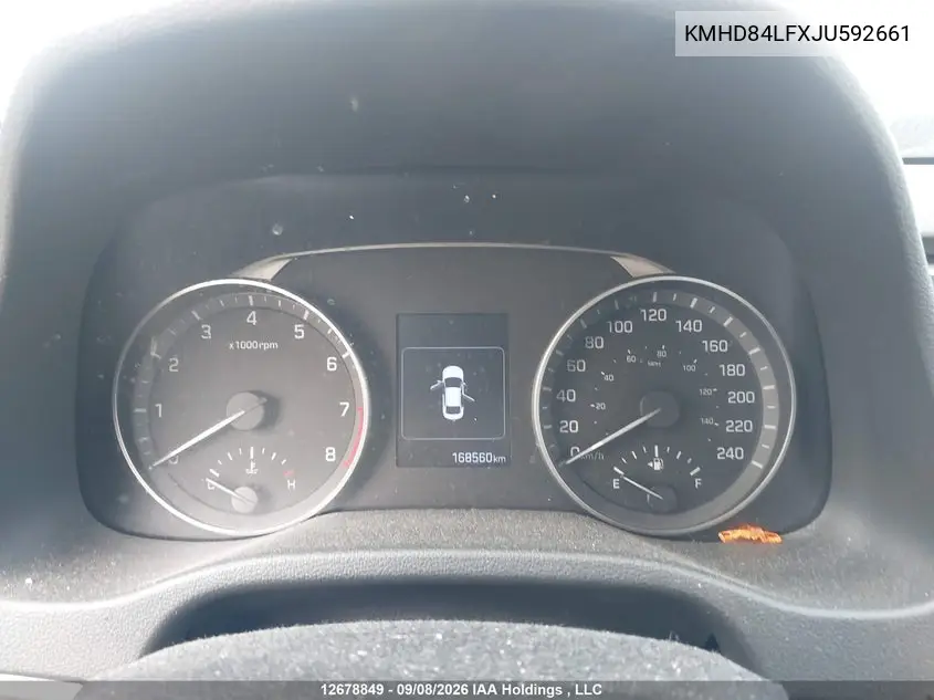 2018 HYUNDAI ELANTRA VIN KMHD84LFXJU592661 — фото 7