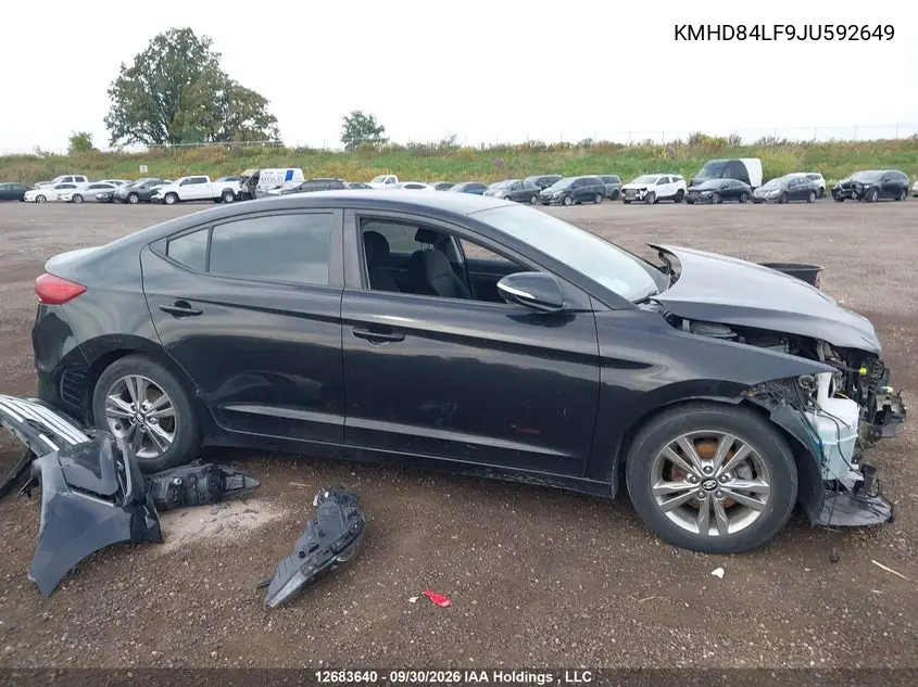 2018 HYUNDAI ELANTRA VIN KMHD84LF9JU592649 — фото 12