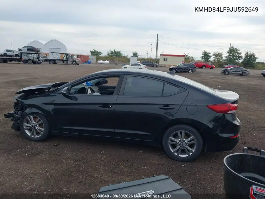 2018 HYUNDAI ELANTRA VIN KMHD84LF9JU592649 — фото 13