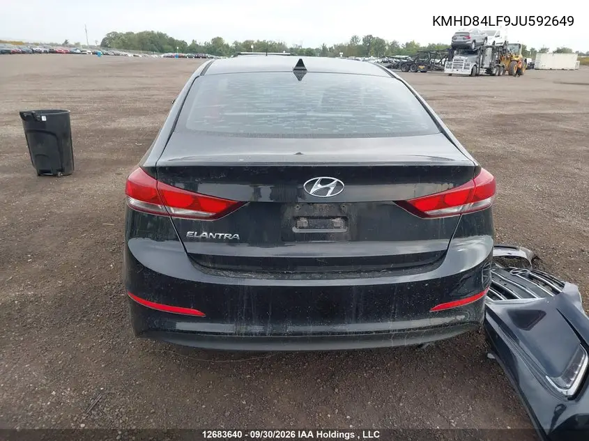 2018 HYUNDAI ELANTRA VIN KMHD84LF9JU592649 — фото 15