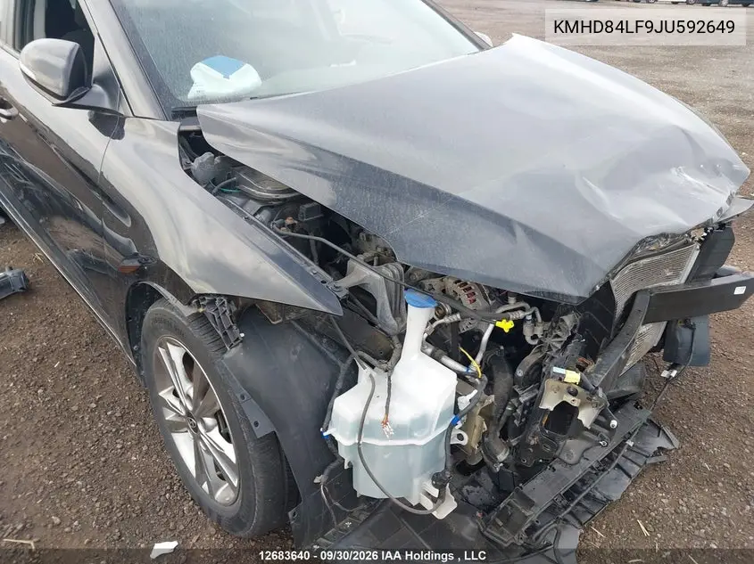 2018 HYUNDAI ELANTRA VIN KMHD84LF9JU592649 — фото 17