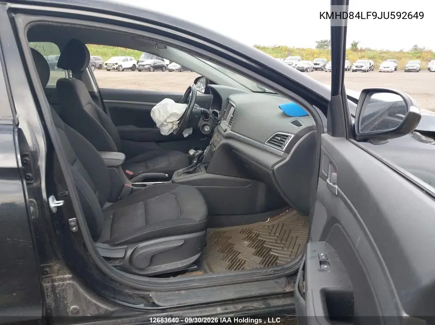 2018 HYUNDAI ELANTRA VIN KMHD84LF9JU592649 — фото 5