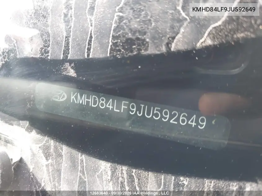 2018 HYUNDAI ELANTRA VIN KMHD84LF9JU592649 — фото 9