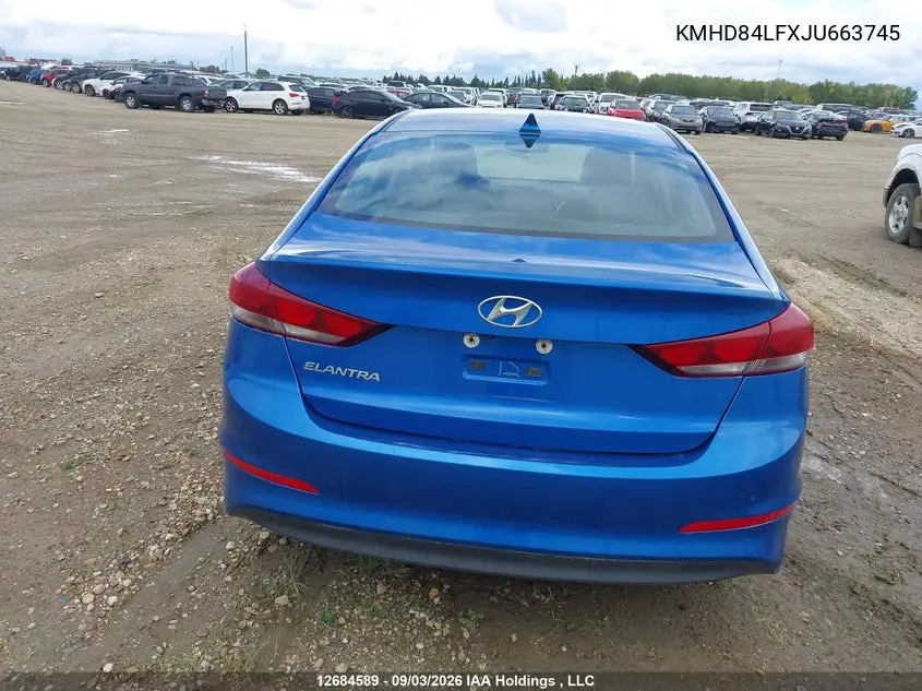 2018 HYUNDAI ELANTRA VIN KMHD84LFXJU663745 — фото 16