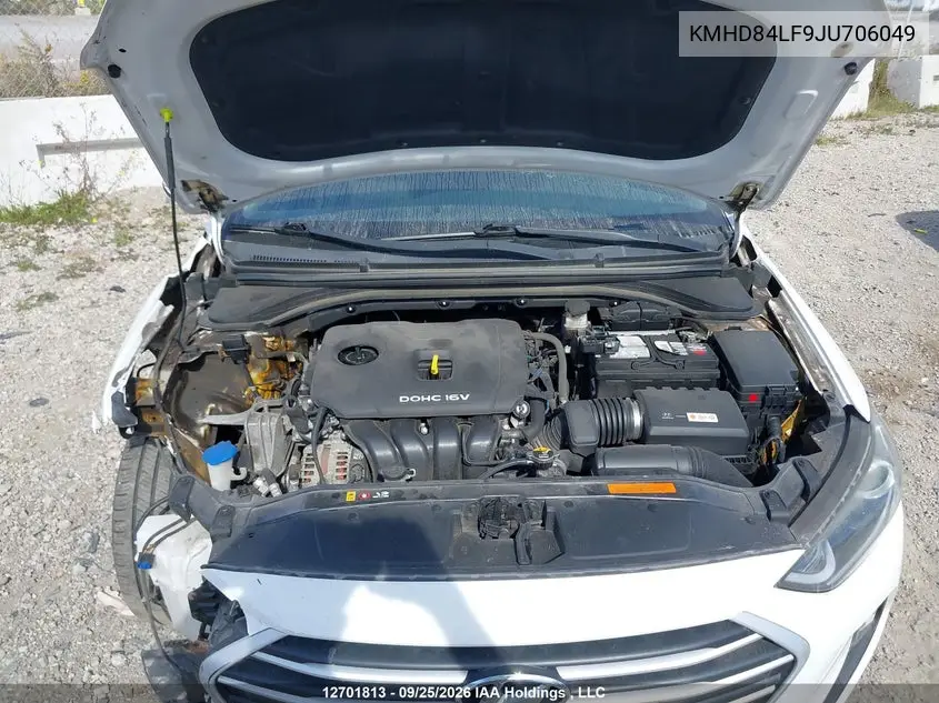 2018 HYUNDAI ELANTRA VIN KMHD84LF9JU706049 — фото 10