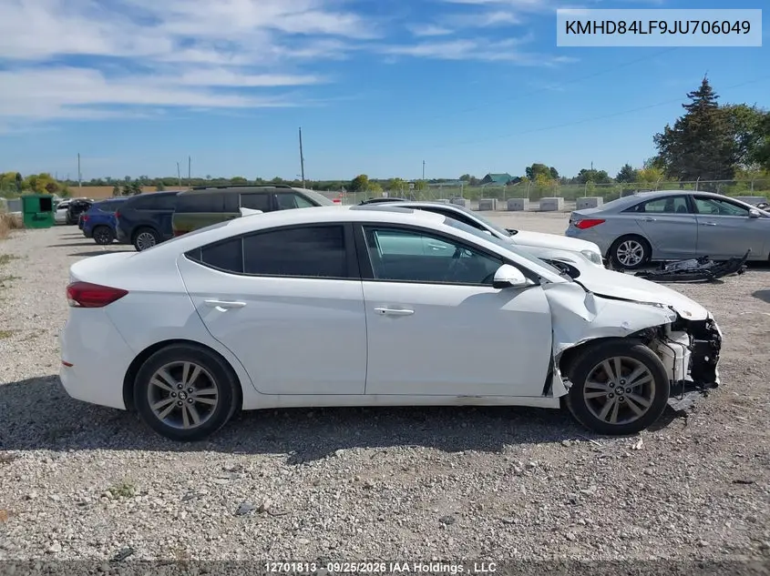 2018 HYUNDAI ELANTRA VIN KMHD84LF9JU706049 — фото 13