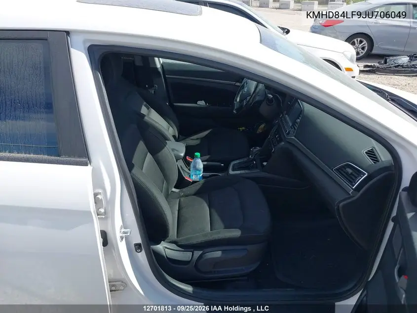 2018 HYUNDAI ELANTRA VIN KMHD84LF9JU706049 — фото 5