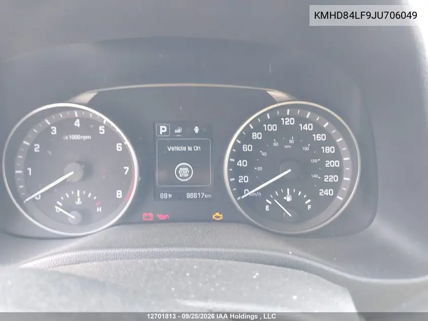 2018 HYUNDAI ELANTRA VIN KMHD84LF9JU706049 — фото 7