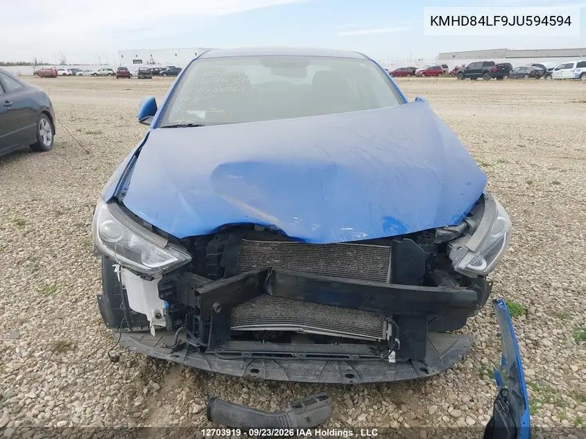 2018 HYUNDAI ELANTRA VIN KMHD84LF9JU594594 — фото 13