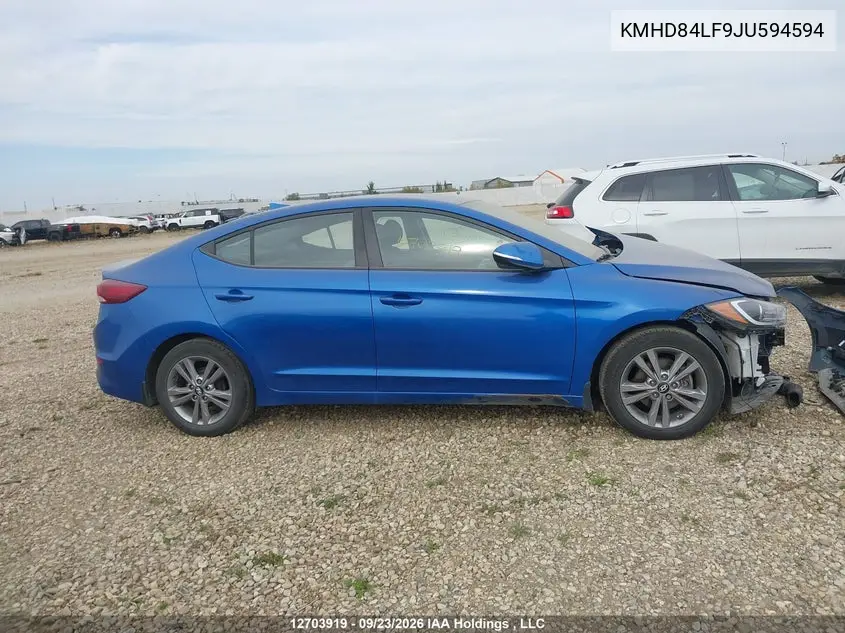 2018 HYUNDAI ELANTRA VIN KMHD84LF9JU594594 — фото 14
