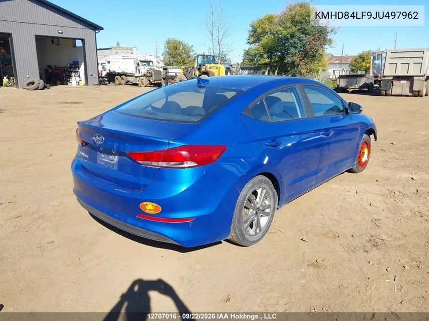 2018 HYUNDAI ELANTRA VIN KMHD84LF9JU497962 — фото 4