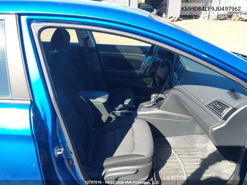 2018 HYUNDAI ELANTRA VIN KMHD84LF9JU497962 — фото 5