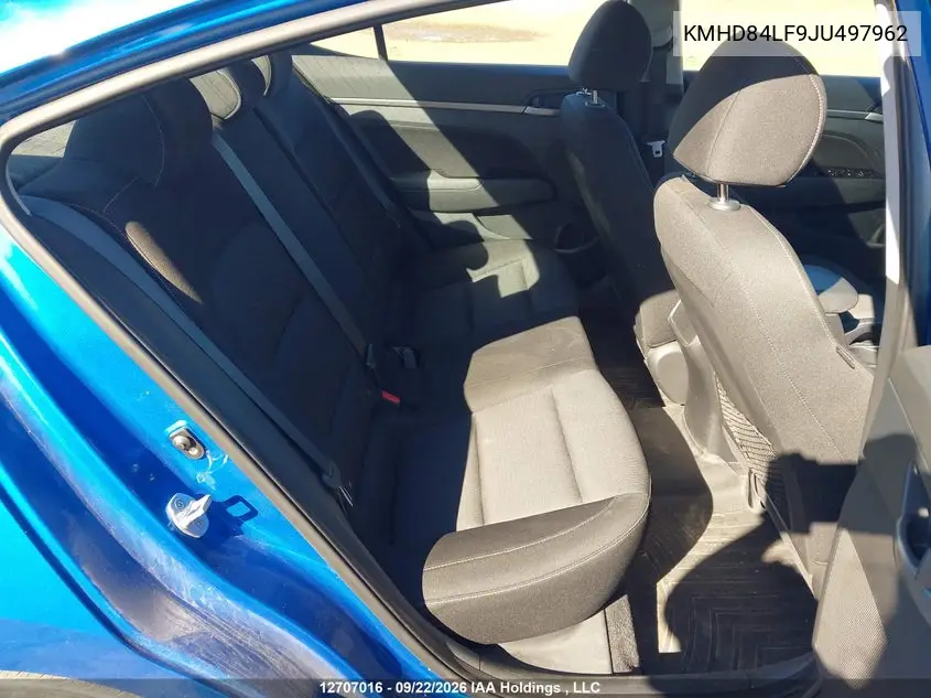 2018 HYUNDAI ELANTRA VIN KMHD84LF9JU497962 — фото 8