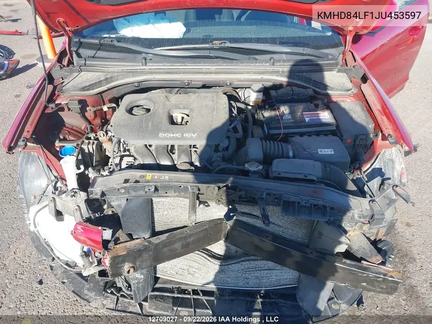 2018 HYUNDAI ELANTRA VIN KMHD84LF1JU453597 — фото 10